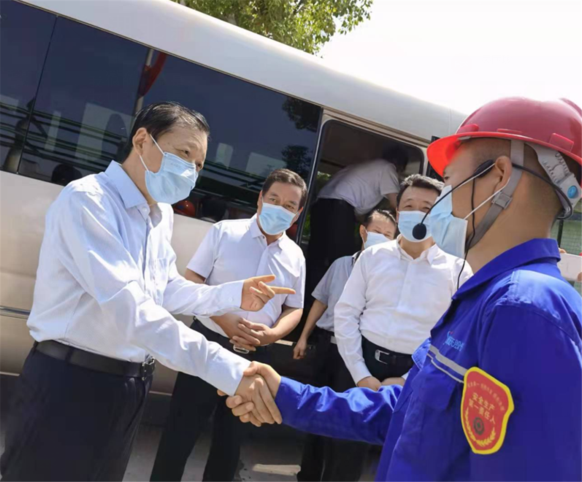 應(yīng)急管理部副部長劉偉到臨新藍(lán)天調(diào)研引導(dǎo)